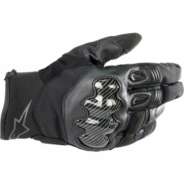 Manusi de piele sport impermeabile ALPINESTARS SMX-1 Drystar XXL Negru/Negru