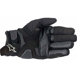 Manusi de piele sport impermeabile ALPINESTARS SMX-1 Drystar XXL Negru/Negru, 4