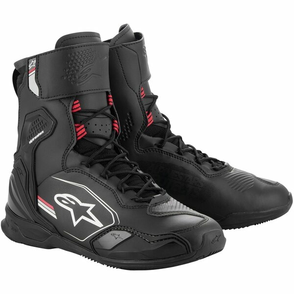 Ghete moto sport/touring ALPINESTARS SUPERFASTER 44 Negru/Gri/Rosu, 2