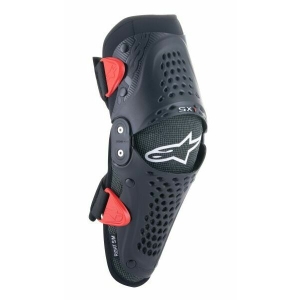 Protectii genunchi copii ALPINESTARS SX-1 V2 YOUTH L/XL Negru/Rosu, 5