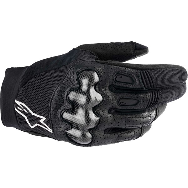 Manusi de piele vara Alpinestars MEGAWATT V2 Negru S, 4