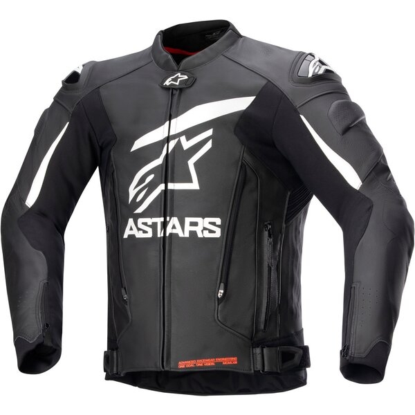 Geaca de piele ALPINESTARS GP PLUS V4 48 Negru/Rosu fluo/Alb, 5
