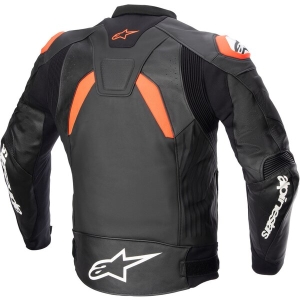 Geaca de piele ALPINESTARS GP PLUS V4 48 Negru/Rosu fluo/Alb, 3