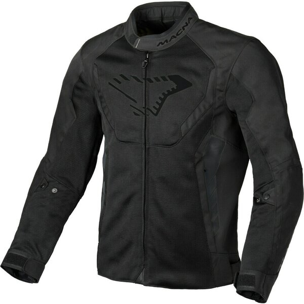 Geaca de vara textil MACNA GRISCO S Negru/Alb/Rosu, 9