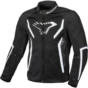 Geaca de vara textil MACNA GRISCO M Negru/Alb/Albastru, 5