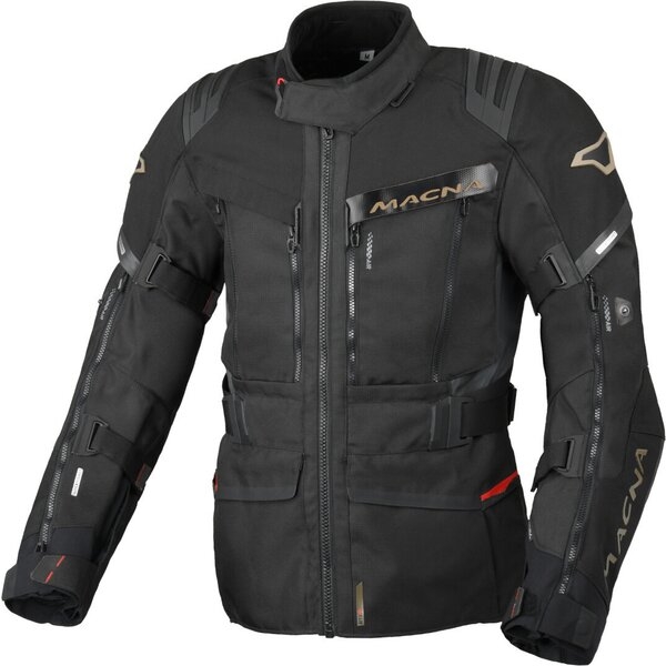 Geaca textil impermeabila touring/adventure MACNA CHIEFTANE S Bej/Negru, 4