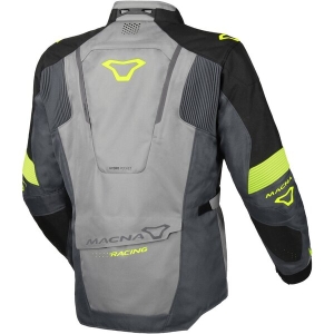 Geaca textil impemeabila touring/adventure MACNA NOTCH M Gri deschis/Albastru/Rosu, 10