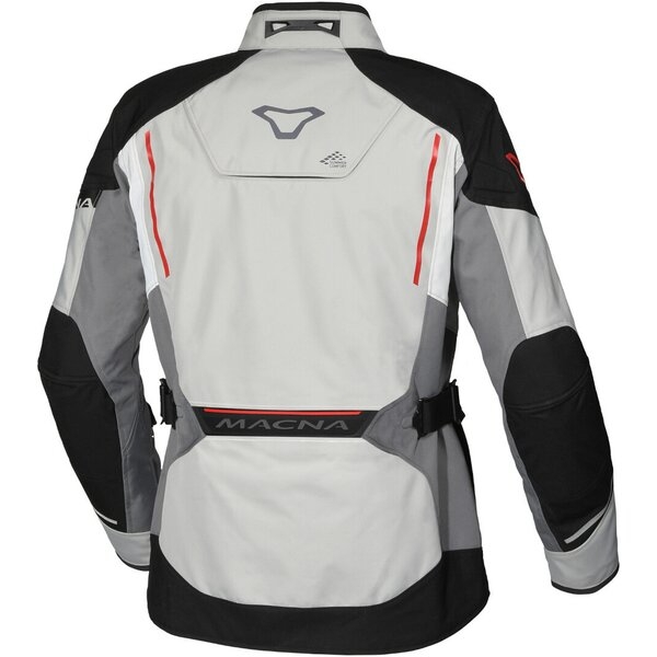 Geaca textil impermeabila touring/adventure MACNA MUNDIAL XL Negru/Gri/Galben fluo, 5