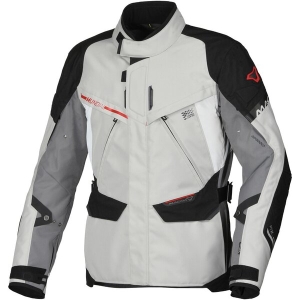 Geaca textil impermeabila touring/adventure MACNA MUNDIAL XL Negru/Gri/Galben fluo, 7