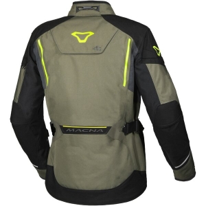 Geaca textil impermeabila touring/adventure MACNA MUNDIAL XL Negru/Gri/Galben fluo, 8