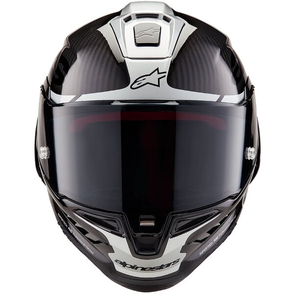 Casca integrala sport ALPINESTARS SUPERTECH R10 CARBON ELEMENT S Negru/Rosu/Alb, 8