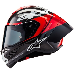Casca integrala sport ALPINESTARS SUPERTECH R10 CARBON ELEMENT S Negru/Rosu/Alb, 4