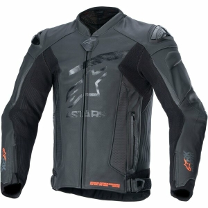 Geaca de piele ALPINESTARS GP PLUS R V4 RIDEKNIT Negru/Alb 48
