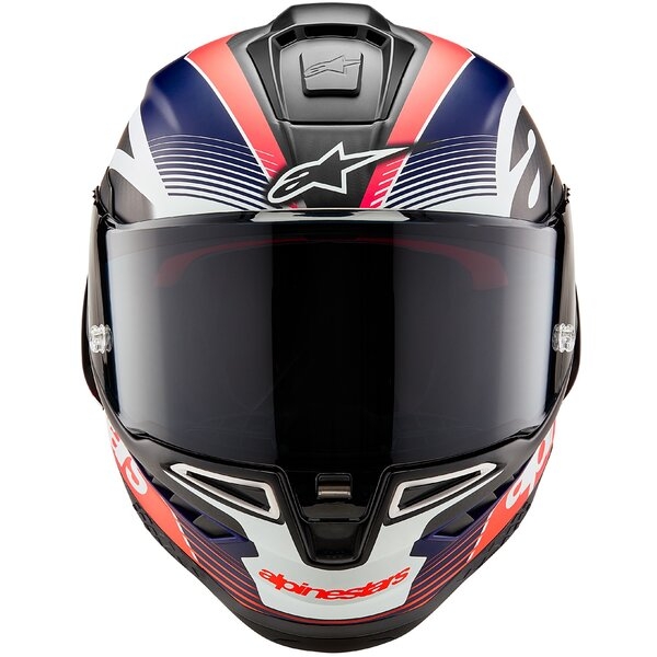 Casca integrala sport ALPINESTARS SUPERTECH R10 CARBON TEAM S Negru/Albastru/Rosu, 4
