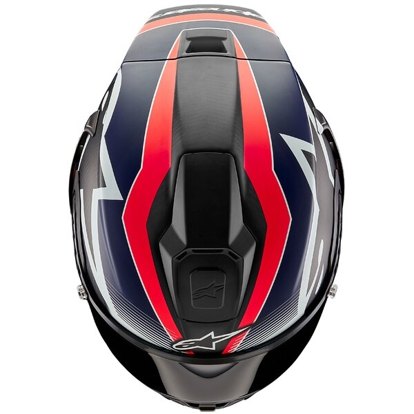 Casca integrala sport ALPINESTARS SUPERTECH R10 CARBON TEAM S Negru/Albastru/Rosu, 15