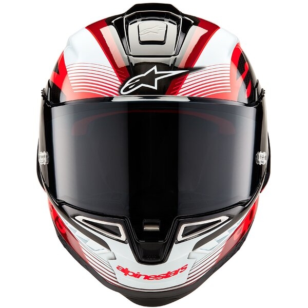 Casca integrala sport ALPINESTARS SUPERTECH R10 CARBON TEAM S Negru/Albastru/Rosu, 19
