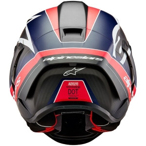 Casca integrala sport ALPINESTARS SUPERTECH R10 CARBON TEAM S Negru/Albastru/Rosu, 7