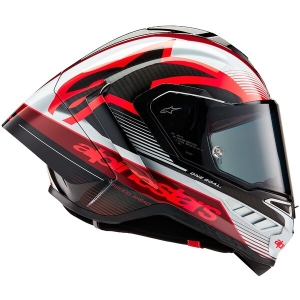Casca integrala sport ALPINESTARS SUPERTECH R10 CARBON TEAM S Negru/Albastru/Rosu, 11