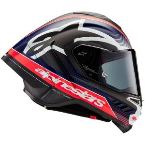 Casca integrala sport ALPINESTARS SUPERTECH R10 CARBON TEAM S Negru/Albastru/Rosu, 14