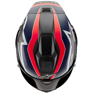 Casca integrala sport ALPINESTARS SUPERTECH R10 CARBON TEAM S Negru/Albastru/Rosu, 15