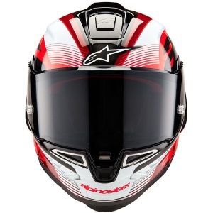 Casca integrala sport ALPINESTARS SUPERTECH R10 CARBON TEAM S Negru/Albastru/Rosu, 19