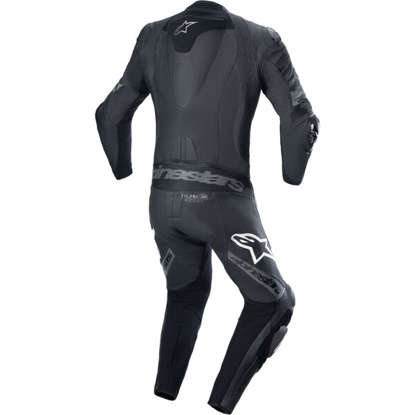 Combinezon de piele 1 piesa ALPINESTARS MISSILE V2 WARD 48 Negru/Alb/Rosu fluo, 7