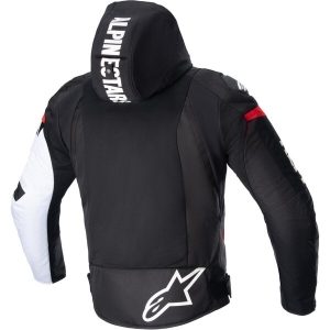 Geaca textil de vara ALPINESTARS ZACA AIR S Negru/Alb/Rosu fluo, 5