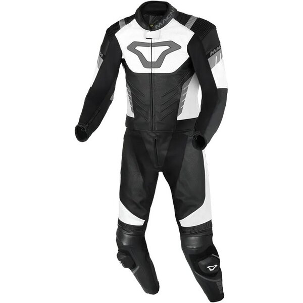 Combinezon de piele 2 piese MACNA VARSHALL Negru 46, 5