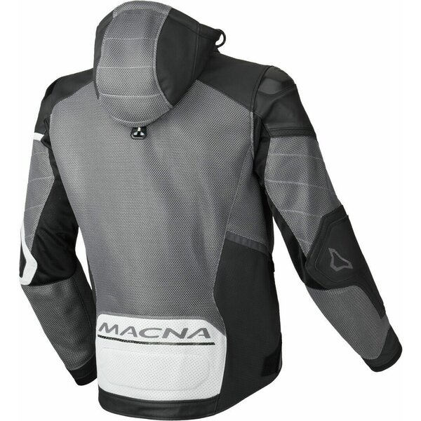 Geaca de vara piele/textil MACNA RISANT 58 Gri/Negru, 5