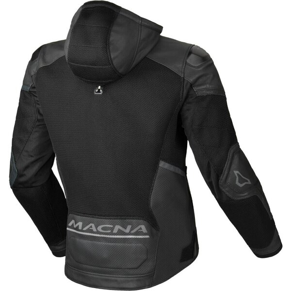 Geaca de vara piele/textil MACNA RISANT 58 Gri/Negru, 9