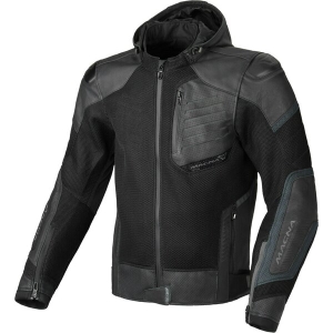Geaca de vara piele/textil MACNA RISANT 58 Gri/Negru, 7