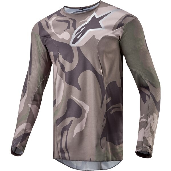 Tricou cross-enduro ALPINESTARS RACER TACTICAL L Verde military/Maro, 7