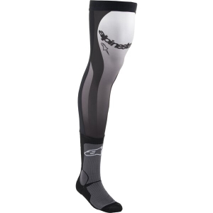 Sosete motocross ALPINESTARS KNEE BRACE SOCKS S/M Albastru/Galben Fluo, 4