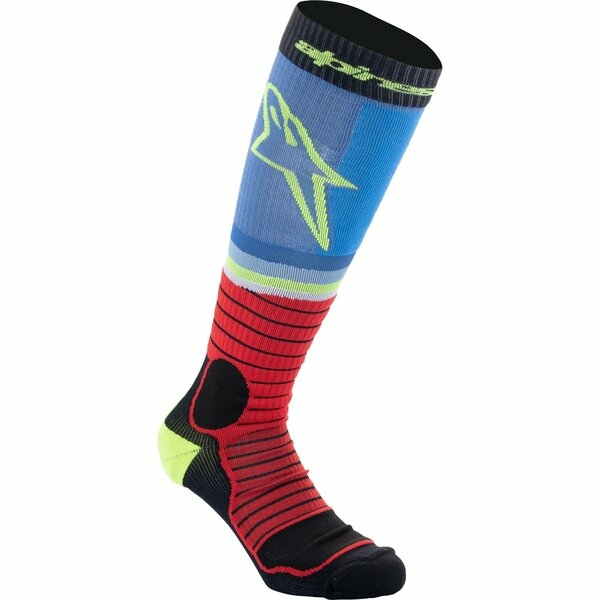 Sosete ALPINESTARS PRO MX PRO V2 SOCKS S Negru/Gri/Mov