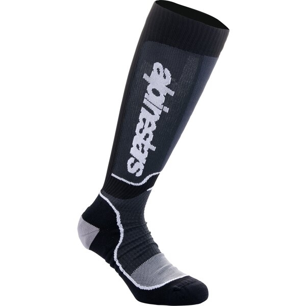 Sosete ALPINESTARS MX PLUS SOCKS M Negru/Alb, 7
