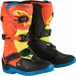 Cizme cross-enduro copii ALPINESTARS TECH 3S YOUTH Alb/Negru 34, 4