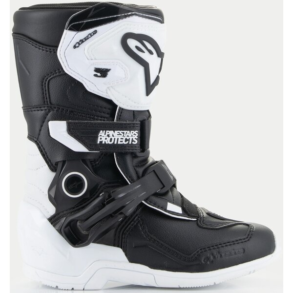 Cizme cross-enduro copii ALPINESTARS TECH 3S KIDS Negru/Galben/Portocaliu 30.5, 19