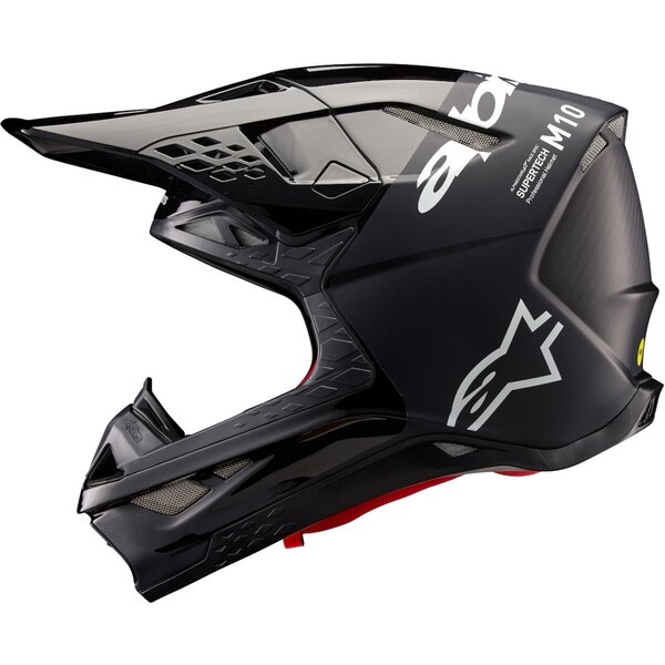 Casca cross-enduro ALPINESTARS SUPERTECH S-M10 FLOOD 2024 ECE 22.06 L Rosu fluo, 4
