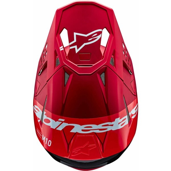 Casca cross-enduro ALPINESTARS SUPERTECH S-M10 FLOOD 2024 ECE 22.06 L Rosu fluo, 8