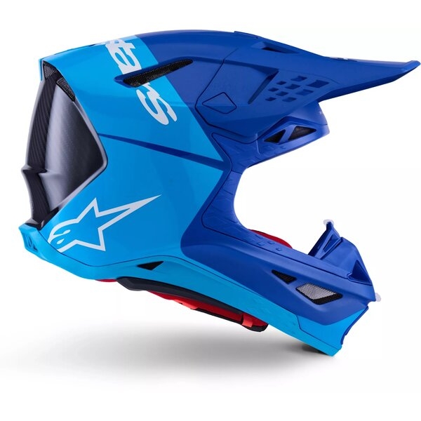 Casca cross-enduro ALPINESTARS SUPERTECH S-M10 FLOOD 2024 ECE 22.06 L Rosu fluo, 9