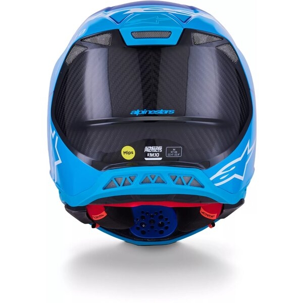Casca cross-enduro ALPINESTARS SUPERTECH S-M10 FLOOD 2024 ECE 22.06 L Rosu fluo, 19