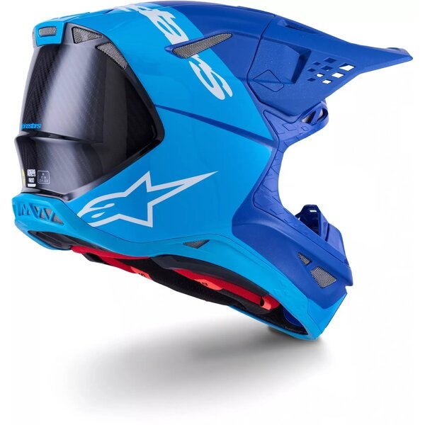 Casca cross-enduro ALPINESTARS SUPERTECH S-M10 FLOOD 2024 ECE 22.06 L Rosu fluo, 26