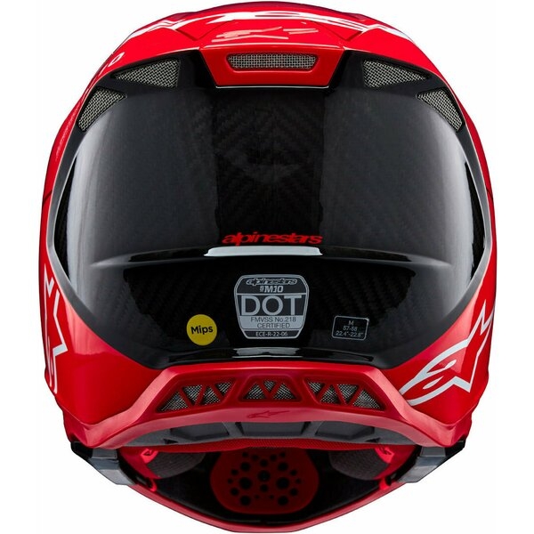 Casca cross-enduro ALPINESTARS SUPERTECH S-M10 FLOOD 2024 ECE 22.06 L Rosu fluo, 28