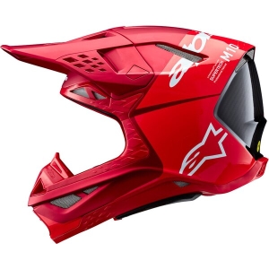Casca cross-enduro ALPINESTARS SUPERTECH S-M10 FLOOD 2024 ECE 22.06 L Rosu fluo, 22