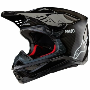 Casca cross-enduro ALPINESTARS SUPERTECH S-M10 SOLID 2024 ECE 22.06 M Negru