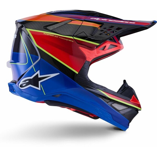 Casca cross-enduro ALPINESTARS SUPERTECH S-M10 ERA 2024 ECE 22.06 L Auriu/Galben/Rosu, 8