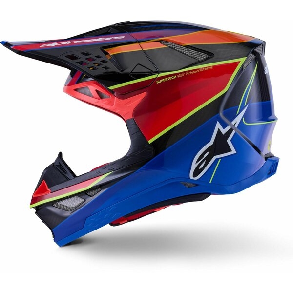 Casca cross-enduro ALPINESTARS SUPERTECH S-M10 ERA 2024 ECE 22.06 L Auriu/Galben/Rosu, 10