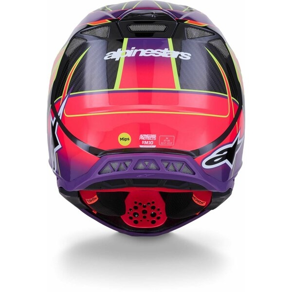 Casca cross-enduro ALPINESTARS SUPERTECH S-M10 ERA 2024 ECE 22.06 L Auriu/Galben/Rosu, 12