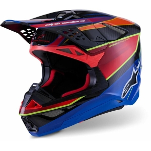 Casca cross-enduro ALPINESTARS SUPERTECH S-M10 ERA 2024 ECE 22.06 L Auriu/Galben/Rosu, 5