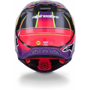 Casca cross-enduro ALPINESTARS SUPERTECH S-M10 ERA 2024 ECE 22.06 L Auriu/Galben/Rosu, 12